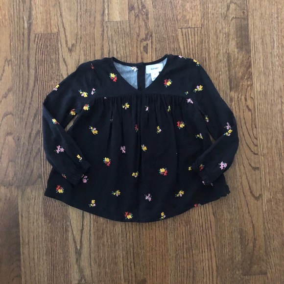 Old Navy V-neck Floral Top, Size 3T - Picture 3 of 6